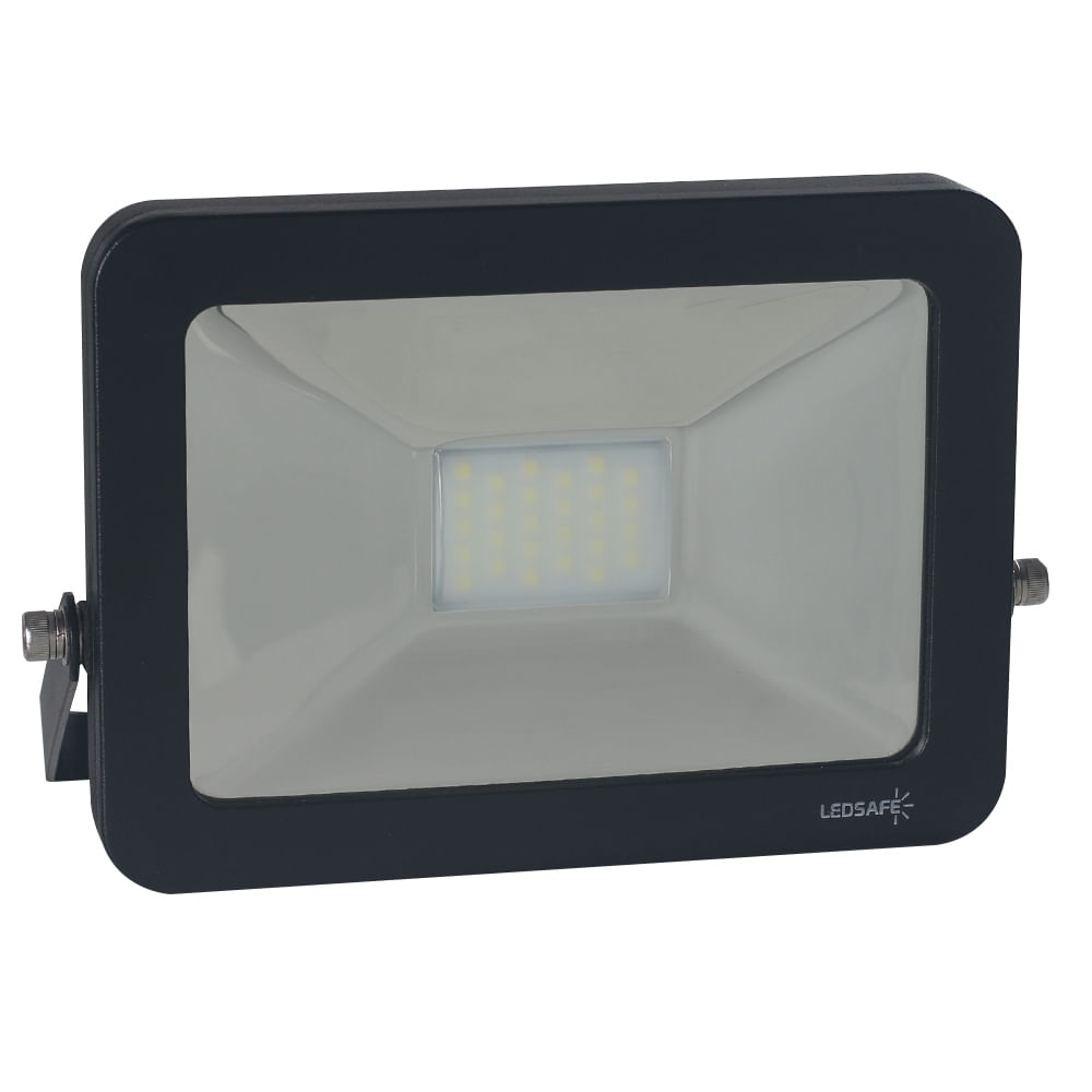 Ledsafe®---Refletor-LED-30W-Design-Preto-|-Branco-Frio--6000K--1